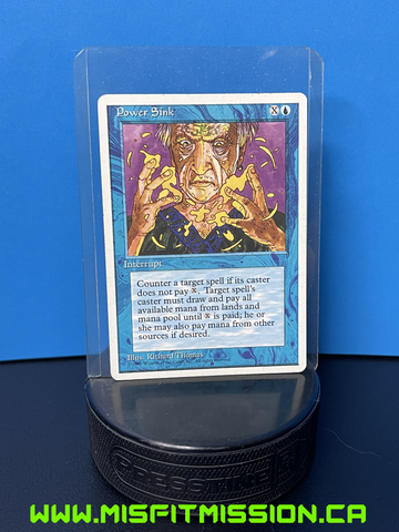Magic the Gathering: Blue 4th Edition Interrupt Power Sink