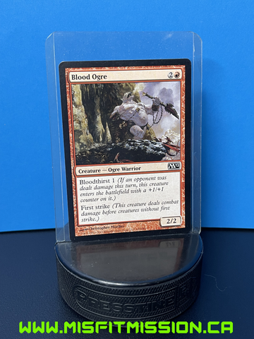 Magic the Gathering: Red Magic 2012 Creature Ogre Warrior blood Ogre