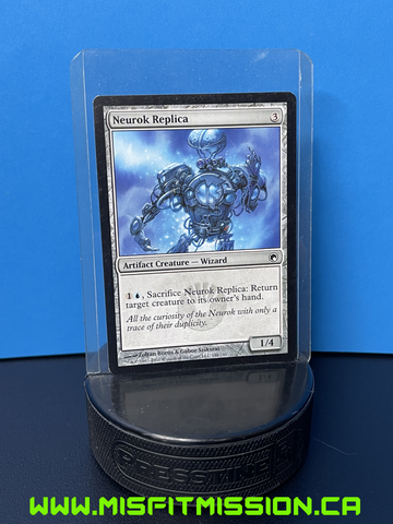 Magic the Gathering: Artifact Creature Wizard Neurok Replica