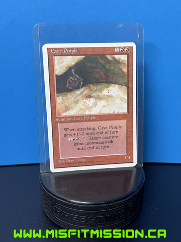 Magic the Gathering: Red 4th Edition Summon Cave People
