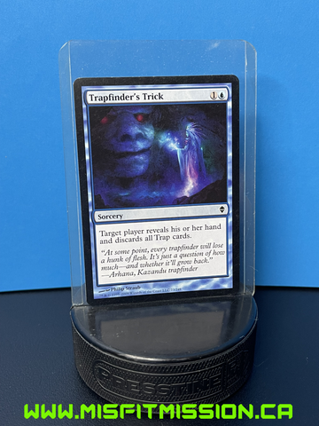 Magic the Gathering: Blue Zendikar Sorcery Trapfinder's Trick