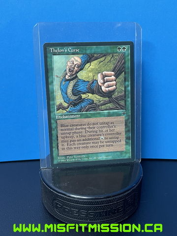 Magic the Gathering: Green Fallen Empires Enchantment Thelon's Curse
