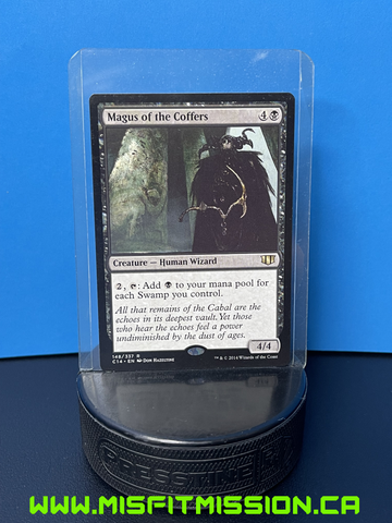 Magic the Gathering: Black Commander 2014 Creature Human Wizard Magus of The Coffers Rare