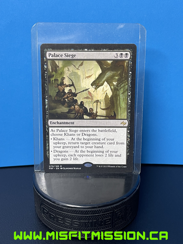 Magic the Gathering: Black Fate Reforged Enchantment Palace Siege Rare