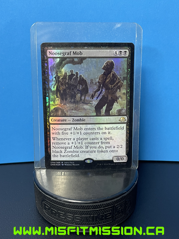 Magic the Gathering: Black Eldrich Moon Creature Zombie Noosegraf Mob Rare