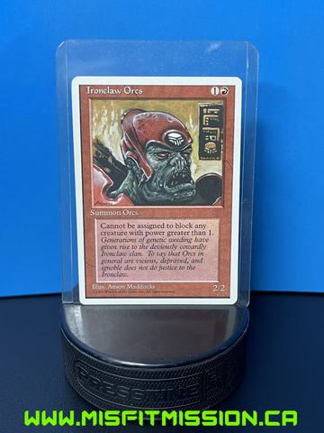 Magic the Gathering: Red Fifth Edition Summon Orcs Ironclaw Orcs