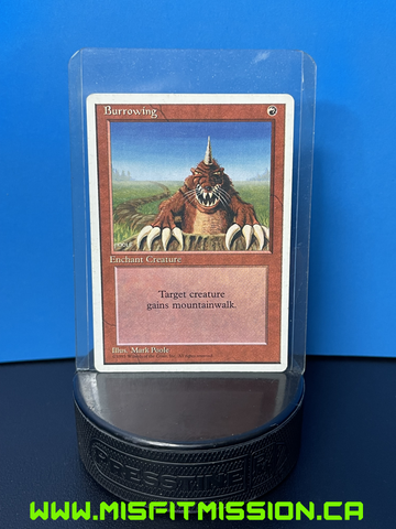 Magic the Gathering: Revised Edition Enchant Creature Burrowing