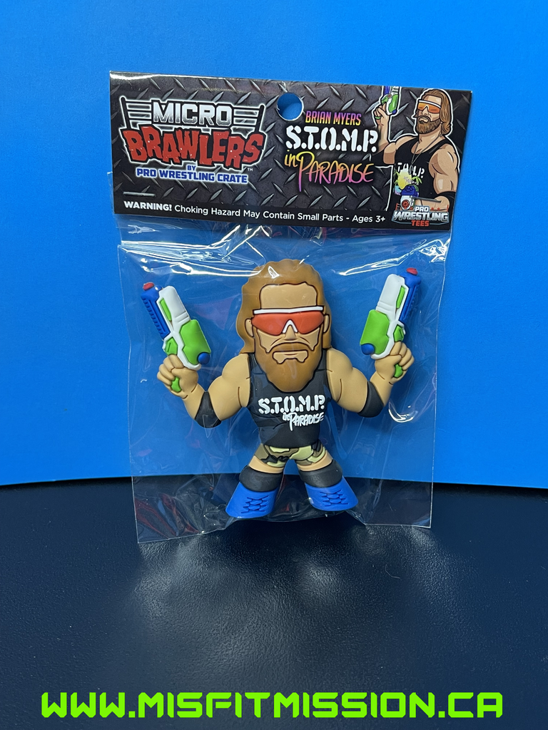 Micro Brawlers, Other, Brian Myers Stomp In Paradise Micro Brawlers Pro  Wrestling Crate