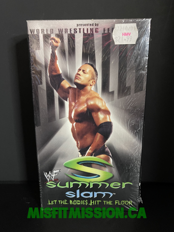 WWE VHS 2001 Summerslam Let The bodies Hit The Floor (New)