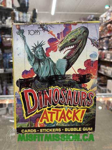 TOPPS Vintage 1988 Dinosaurs Attacks Trading Cards Full Box 48 Packs