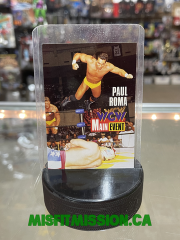 WCW 1995 Main Event Trading Cards Paul Roma #9