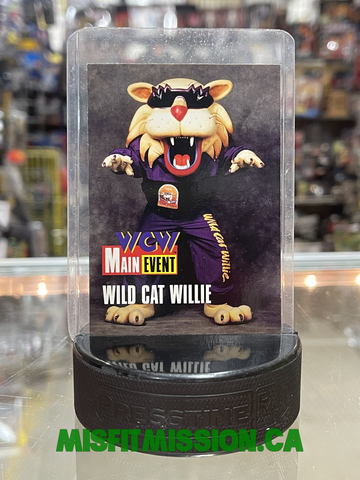 WCW 1995 Main Event Trading Cards Wild Cat Willie #1