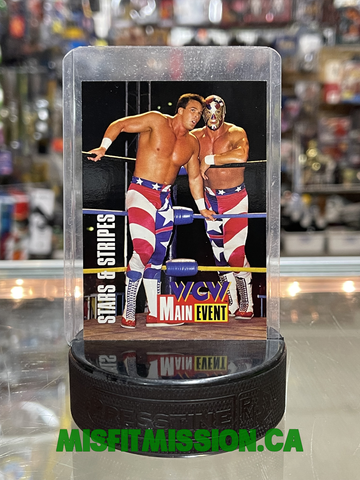 WCW 1995 Main Event Trading Cards Stars & Stripes Buff Bagwell & The Patriot #38