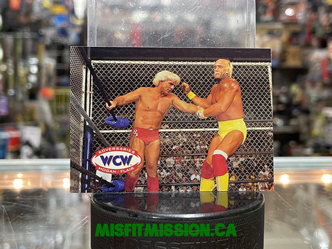 WCW 1995 Main Event Trading Cards Adversaries Ric Flair VS Hulk Hogan #69