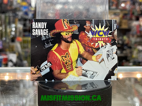 WCW 1995 Main Event Trading Cards Tribute Macho Man Randy Savage #75