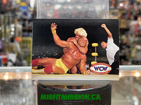 WCW 1995 Main Event Trading Cards Adversaries Ric Flair Hulk Hogan #68