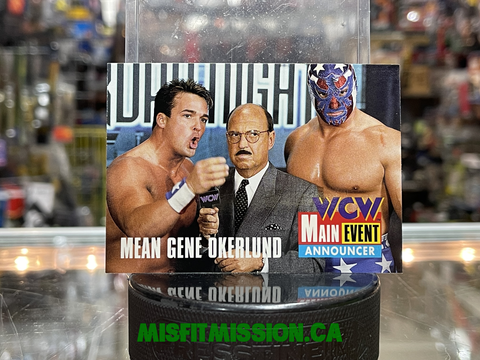 WCW 1995 Main Event Trading Cards Mean Gene Okerlund #45