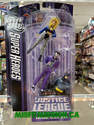 DC Comics Justice League Unlimited Super Heroes Black Canary The Joker Batman (New)