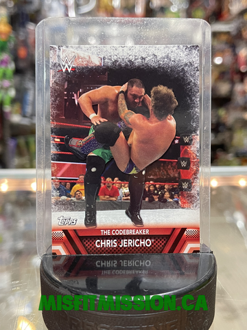 2017 WWE Topps Then Now Forever The Codebreaker Chris Jericho F-17