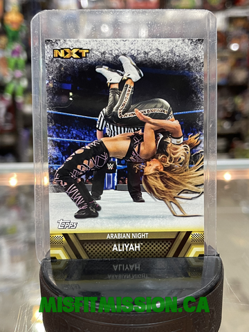 2017 WWE Topps Then Now Forever NXT Arabian Night Aliyah F-34
