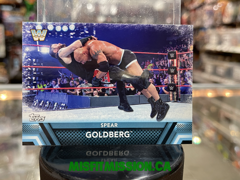 2017 WWE Topps Then Now Forever The Spear Goldberg F-6