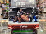 2017 WWE Topps Then Now Forever Calf Crusher Aj Styles F-26