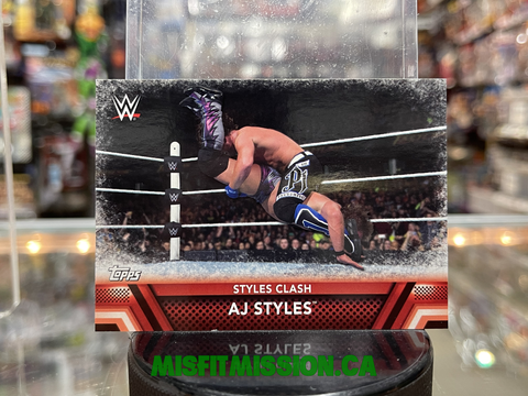 2017 WWE Topps Then Now Forever Styles Clash AJ Styles F-25