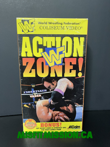 WWE VHS 1996 Coliseum Video WWF Action Zone