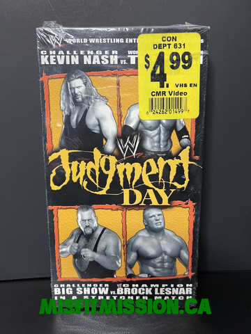 RARE WWE VHS 2003 Judgment Day ( New Sealed )
