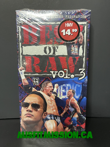 WWE VHS 2001 The Best of Raw Vol.3 ( New Sealed )