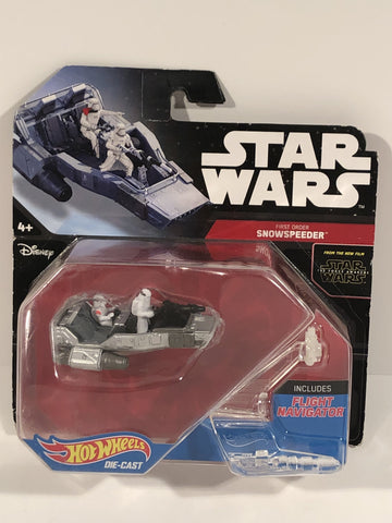 Star Wars Hot Wheels Die Cast Snowspeeder (New) - The Misfit Mission Collectables -Star Wars - Hot Wheels - Misc. Star Wars - -