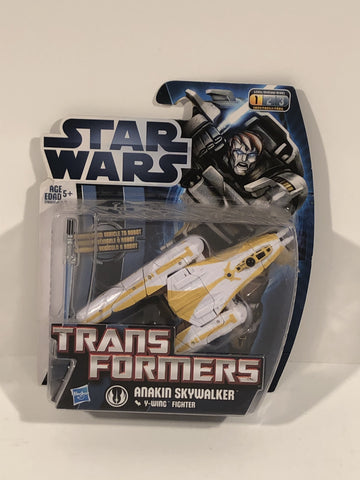 Star Wars Transformers Anakin Skywalker/Y-Wing Fighter (New) - The Misfit Mission Collectables -Star Wars - Hasbro - Misc. Star Wars - -