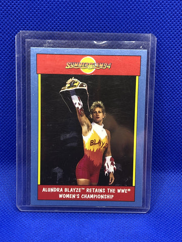 WWE Topps Summer Slam Alundra Blayze - The Misfit Mission Collectables -Trading Cards - TOPPS - Divas - Legends - WWE Trading Cards