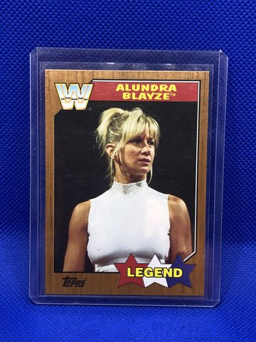 WWE Topps Legend Alundra Blayze - The Misfit Mission Collectables -Trading Cards - TOPPS - Divas - Legends - WWE Trading Cards