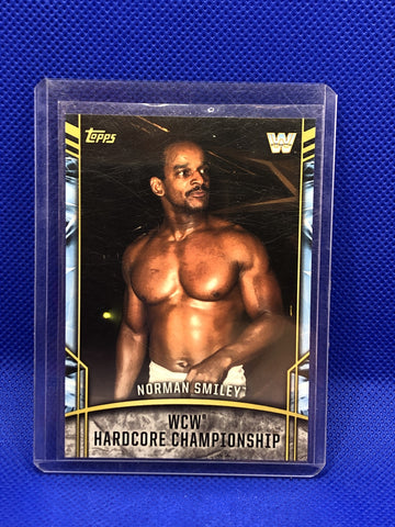 WWE Topps Retired Championship Norman Smiley - The Misfit Mission Collectables -Trading Cards - TOPPS - Legends - WWE Trading Cards -