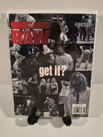 WWF Raw Magazine Get it? June 1999 - The Misfit Mission Collectables -Wrestling - WWF Magazine - Wrestling Magazines - WWE Magazines -