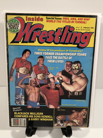 Victory Sports Series Inside Wrestling January 1986 - The Misfit Mission Collectables -Wrestling - Inside Wrestling - Inside Wrestling - Wrestling Magazines -