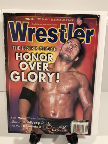 The Wrestler Magazine September 2001 - The Misfit Mission Collectables -Wrestling - The Wrestler Magazine - The Wrestler Magazine - Wrestling Magazines -