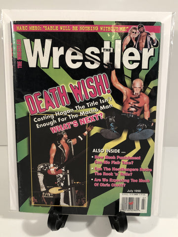 The Wrestler Magazine July 1998 - The Misfit Mission Collectables -Wrestling - The Wrestler Magazine - The Wrestler Magazine - Wrestling Magazines -