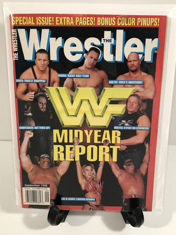 The Wrestler Magazine September 1998 - The Misfit Mission Collectables -Wrestling - The Wrestler Magazine - The Wrestler Magazine - Wrestling Magazines -