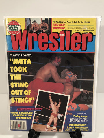 Victory Sports Series The Wrestler Magazine December 1989 - The Misfit Mission Collectables -Wrestling - The Wrestler Magazine - The Wrestler Magazine - Wrestling Magazines -