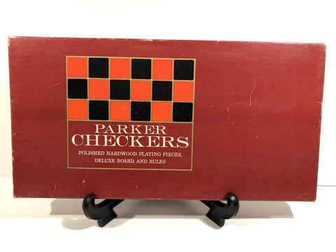Vintage Board Game Parker Brothers Checkers - The Misfit Mission Collectables -Board Games - Parker Brothers - Vintage Games - -