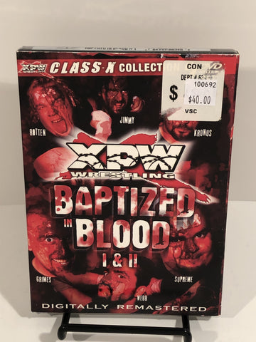 XPW Baptized in Blood 1&2 (New) - The Misfit Mission Collectables -Wrestling - Big Vision Entertainment - Other Wrestling DVDs - Wrestling DVDs -