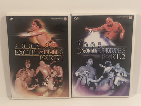 All Japan Pro Wrestling 2003 Excite Series 2 Disc Set - The Misfit Mission Collectables -Wrestling - Valis - Japanese Wrestling DVDs - Wrestling DVDs -