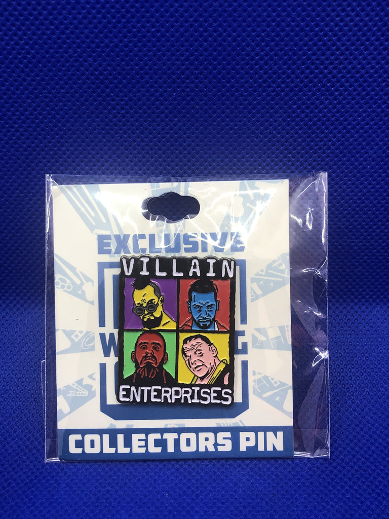 Pro Wrestle Crate Exclusive Collector's Pin Villain Enterprises (New) – The  Misfit Mission Collectables