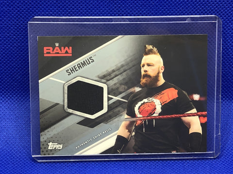 WWE Topps Sheamus Authentic Worn Shirt Relic 15/25 - The Misfit Mission Collectables -Trading Cards - TOPPS - Relic Cards - WWE Trading Cards -