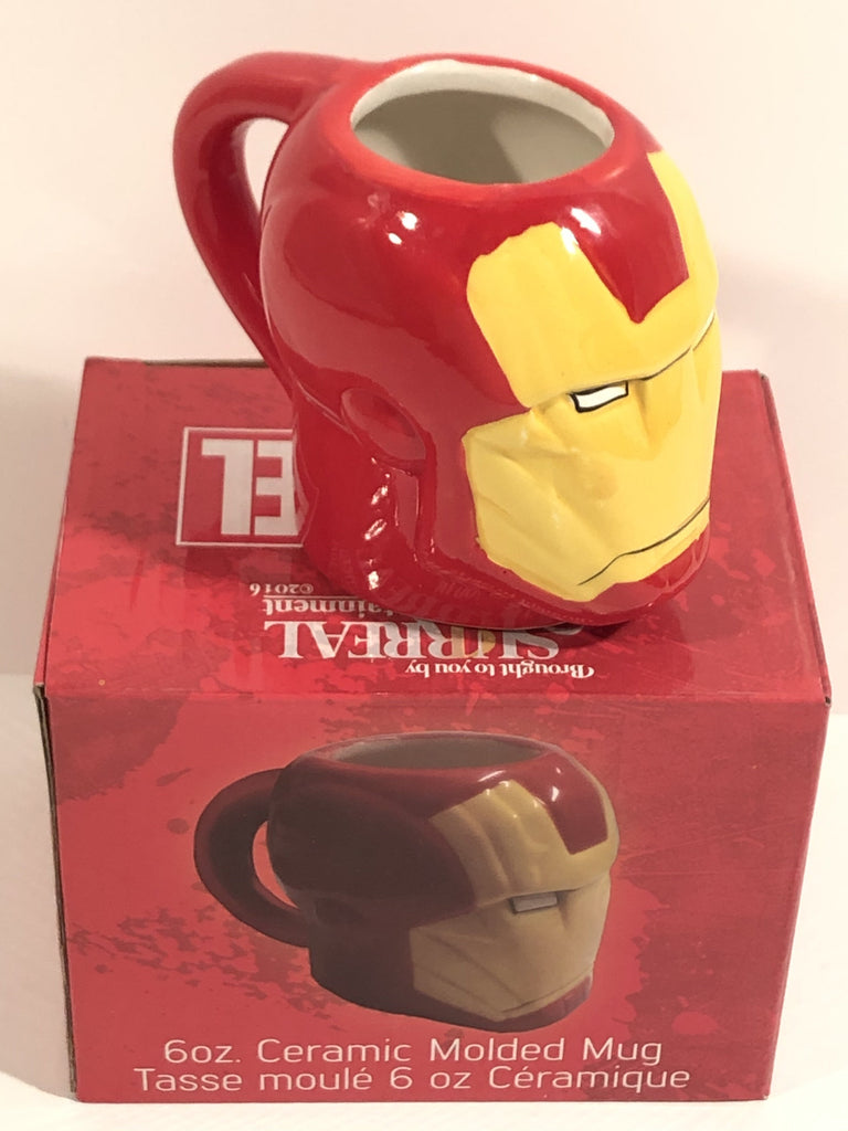 Marvel 6oz Ceramic Molded Iron Man Mug New The Misfit Mission