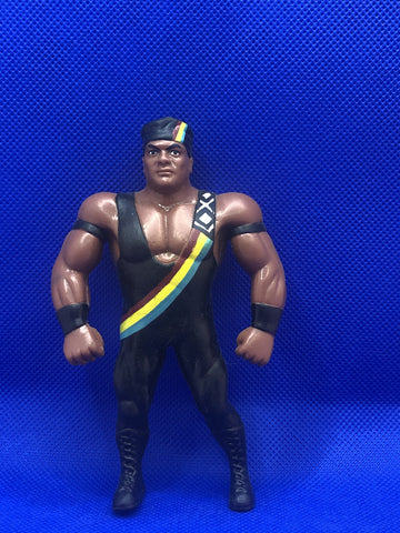 WWF Bend-ems Farooq - The Misfit Mission Collectables -Wrestling - Just Toys - Bend-Ems - -
