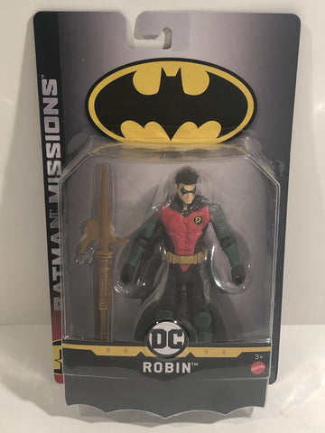 Batman Missions: Robin (New) - The Misfit Mission Collectables -DC Action Figures - DC Comics - Batman - DC Packaged Figures -