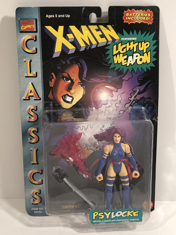 Marvel Classics X-Men Psylocke (New) - The Misfit Mission Collectables -Marvel Figures - Toy Biz - Packaged Marvel Figures - -